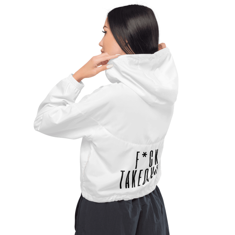 F Takeovers Women’s cropped windbreaker