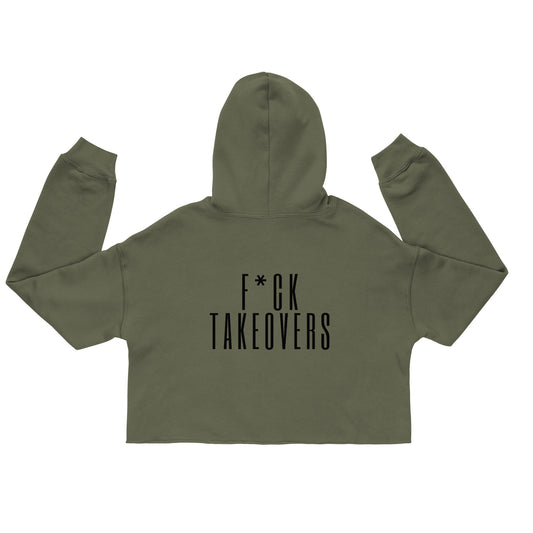 F Takeovers Crop Hoodie