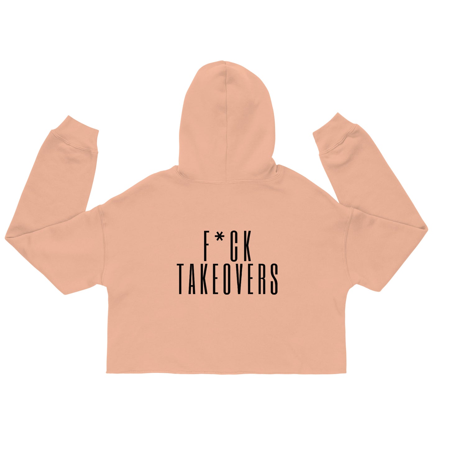 F Takeovers Crop Hoodie