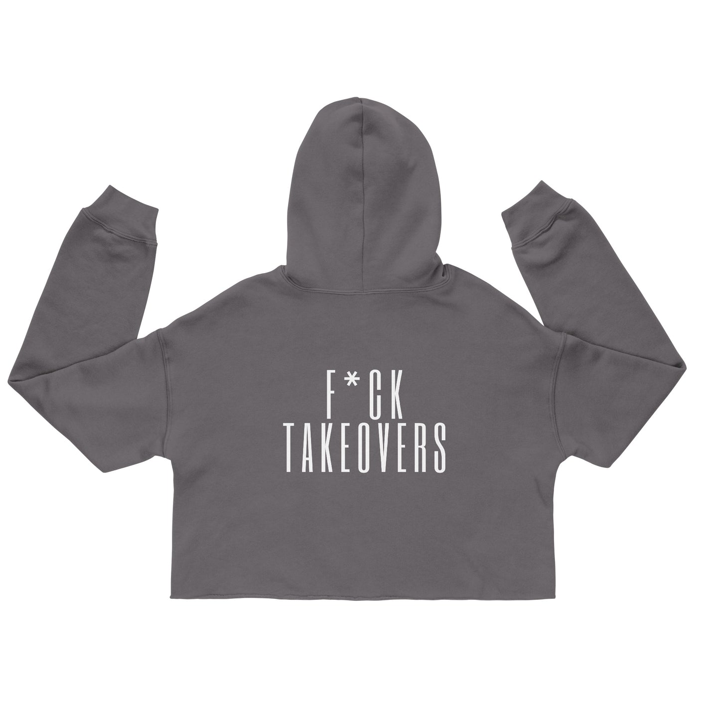 F Takeovers Crop Hoodie