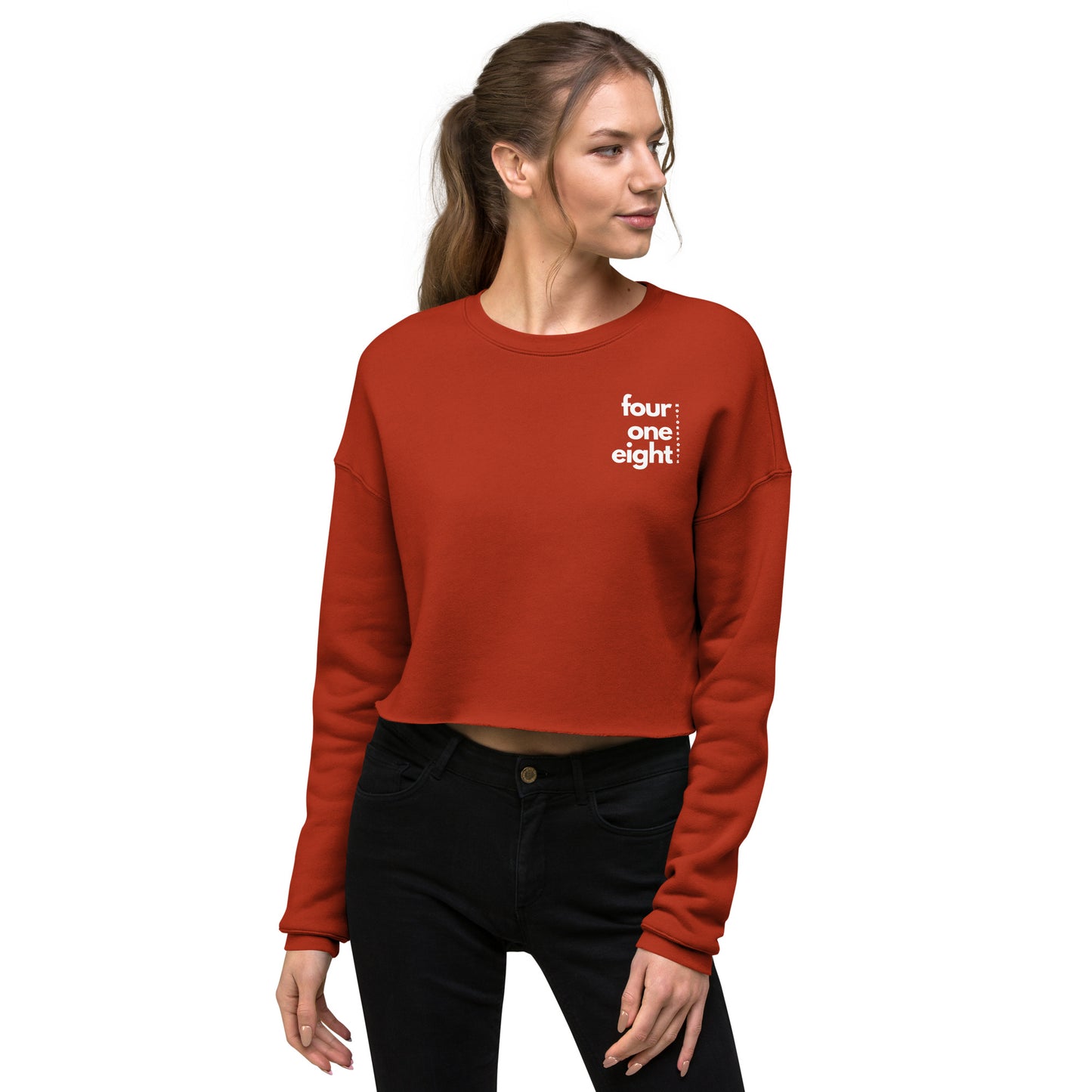 Four One Eight Crop Sweatshirt