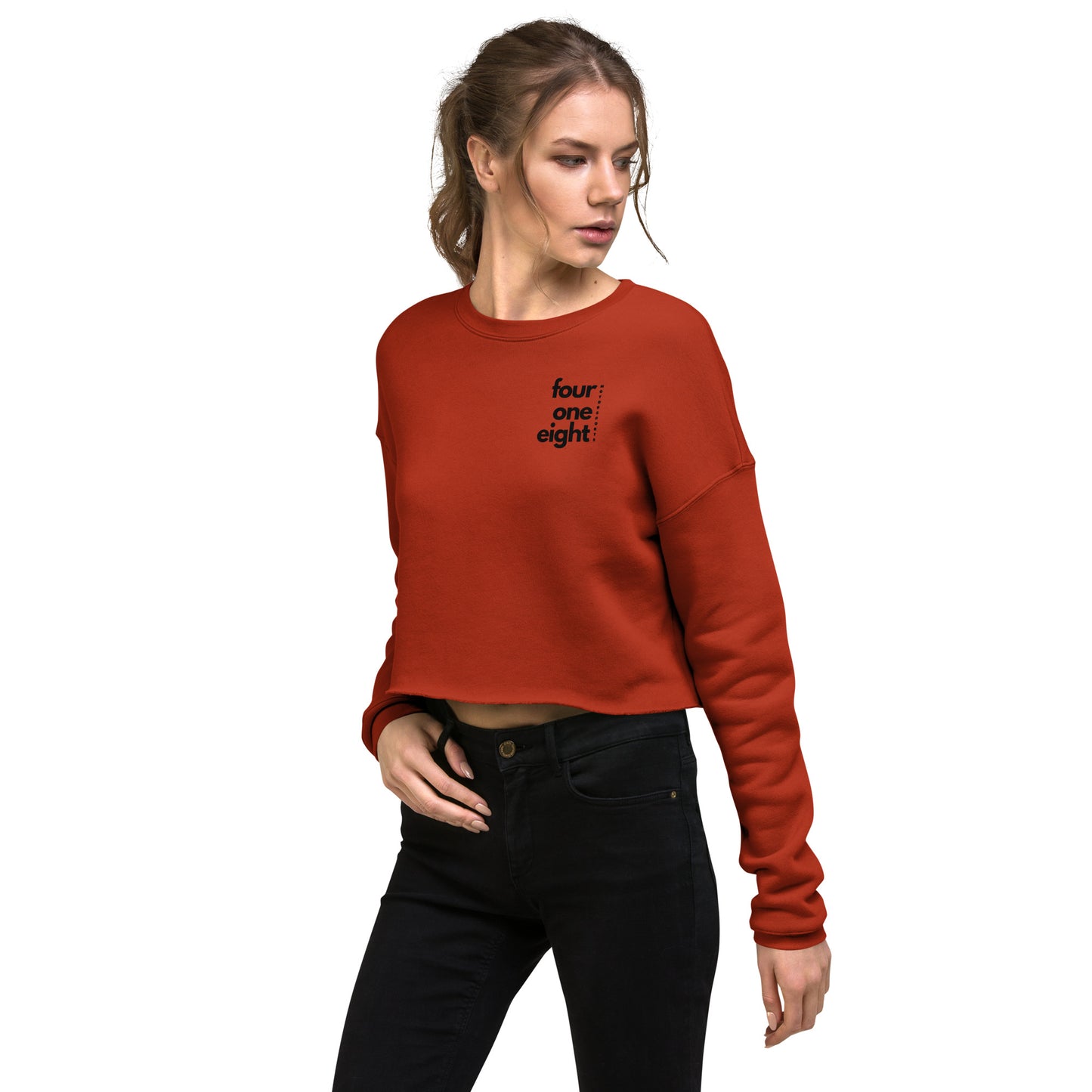 Four One Eight Crop Sweatshirt