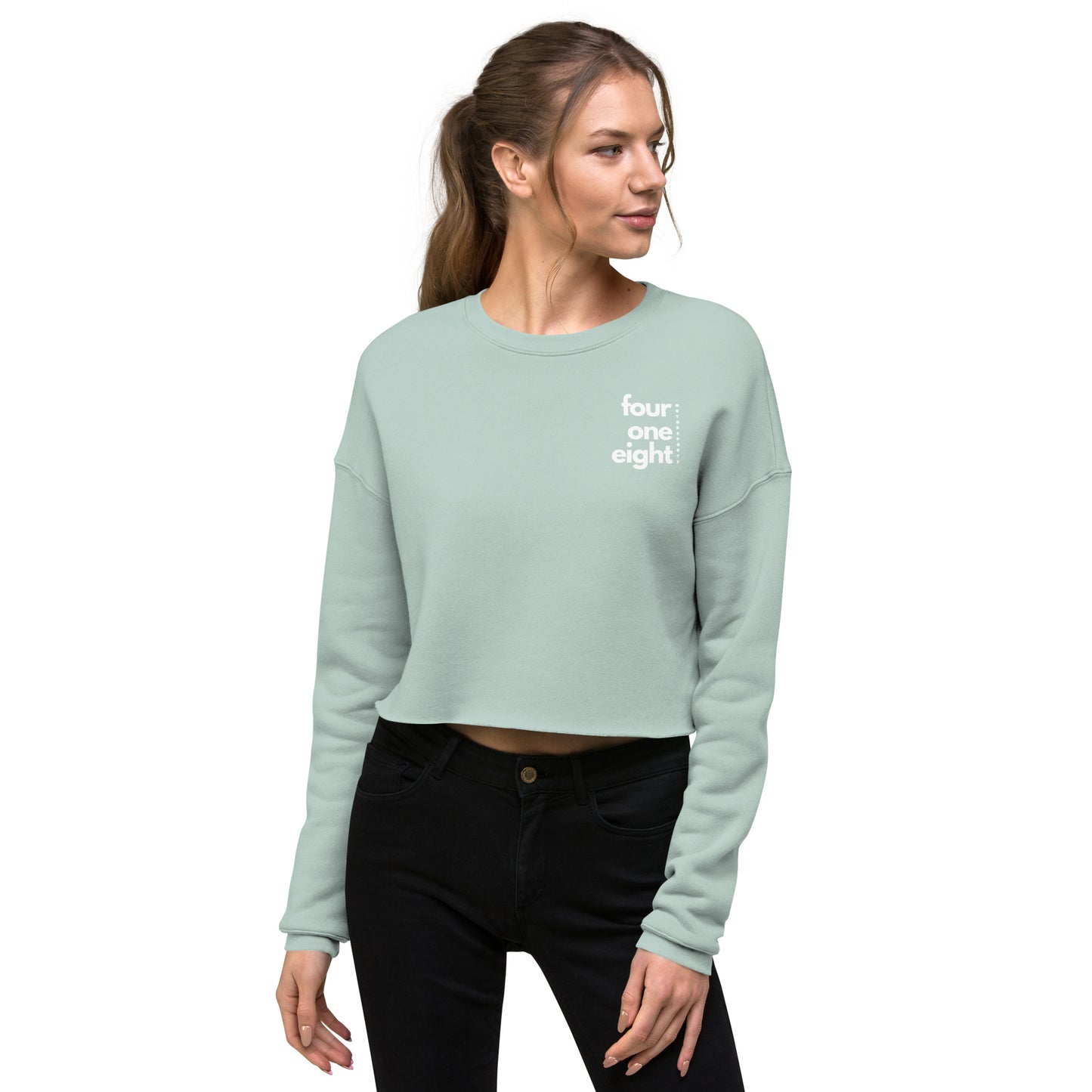 Four One Eight Crop Sweatshirt