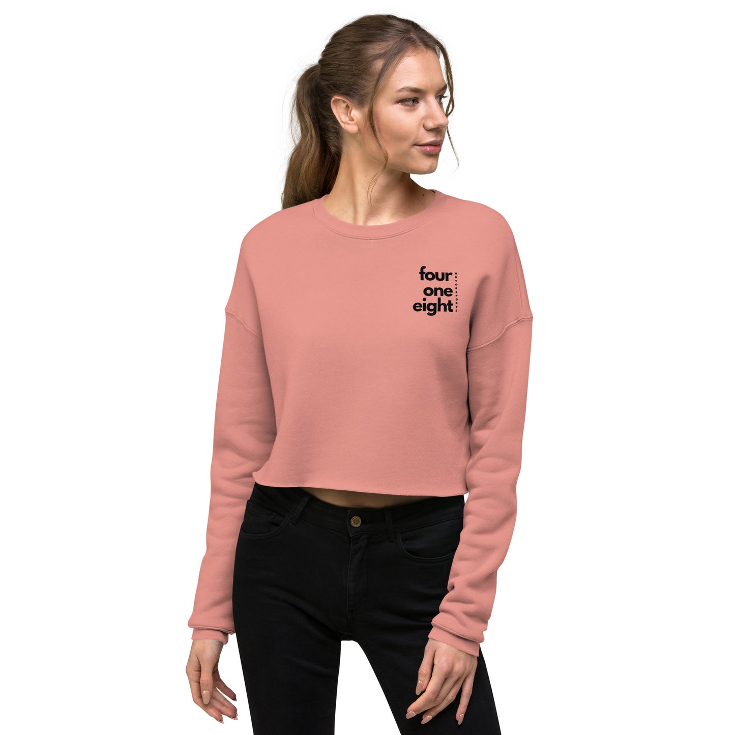 Four One Eight Crop Sweatshirt